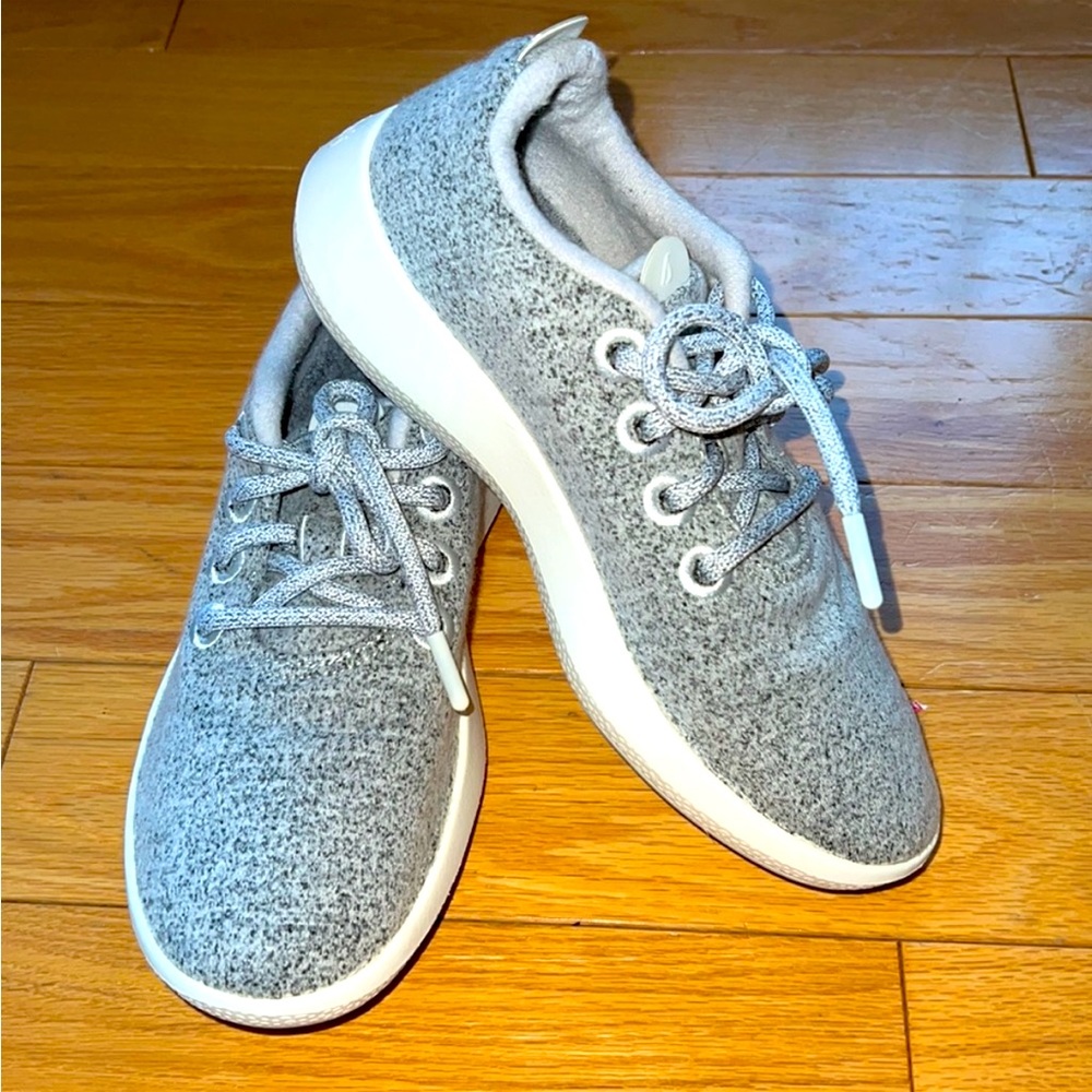 Allbirds wool runner limited edition mizzle dapple grey cream sole